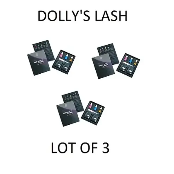 Dolly’s Lash 3 Kits Eyelash Perm Kit (LOT OF 3)