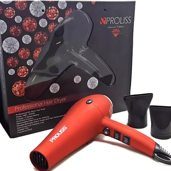 Proliss Diamond Ionic 1800-2000w Hair Blow Dryer For Tailored Hair Styling