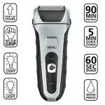 Wahl Speed Shave Rechargeable Wet/Dry Waterproof Facial Hair Shaver 7069