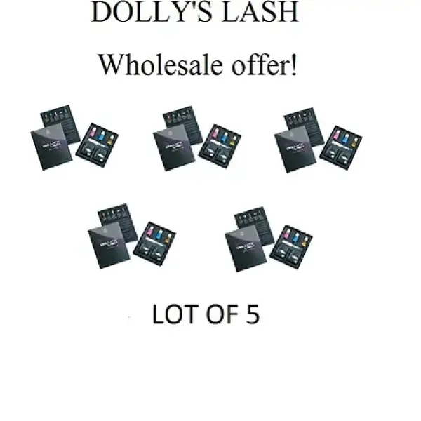 Dolly’s Lash 5 Kits Eyelash Perm Kit (LOT OF 5)