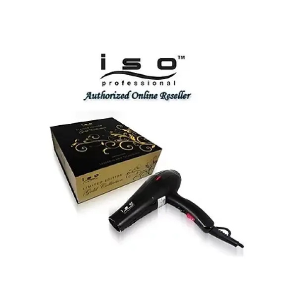 Iso Beauty Gold Collection Salon 2000 Hair Dryer
